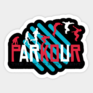 Parkour Evolution Sticker